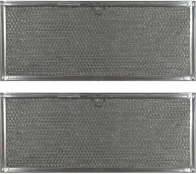 AFF172-M Aluminum Grease Downdraft Range Hood Filter Replacement for Air Filter Factory Fits for Jenn-Air 71002111 Aluminum Grease Downdraft Range Hood Filter, 6-3/8" X 15-5/8" X 3/32", 2-Pack
