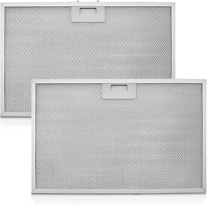 2Pcs WB02X11012 Range Hood Grease Filter Compatible with GE Range Hood, 17-1/2 x 11-5/8 Inch