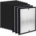 3000 Replacement Filters, Compatible with 3000, 3000M, 3000Pro Air Pur-ifier, 1 Efficiency Air Filters,2 Activated Carbon Filters and 6 Carbon Pre-Filters