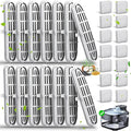 28 Pack Cat Water Fountain Filters Replacement for OPOWO 108oz/3.2L Wireless Pet Water Dispenser Fountain FT999 (14 Filters & 14 Sponges)