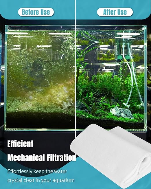 Pawfly 200 Micron Fine Aquarium Polishing Filter Pad, High Density Filter Media - Image 3