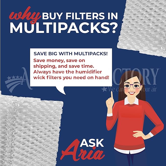Air Filter Factory Wick Filter H64-C, HM1645, HM-1645, HM1730, HM-1730, HM1745, HM1750, HM-1750, HWF-64, HWF64 Replacement For Holmes Humidifier Wick Filter