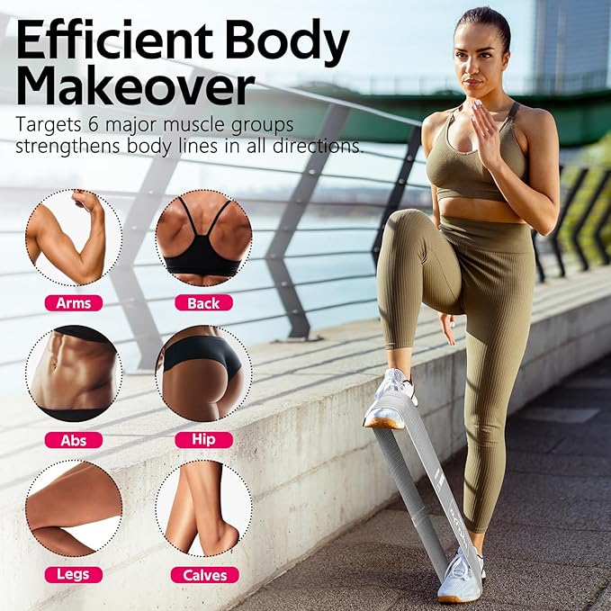 Fabric Resistance Bands for Working Out - Booty Bands for Legs -Glutes Training for Women and Men - Exercise Bands for Squats, Yoga, Physical Therapy -Home Gym Fitness-FlexoryFit