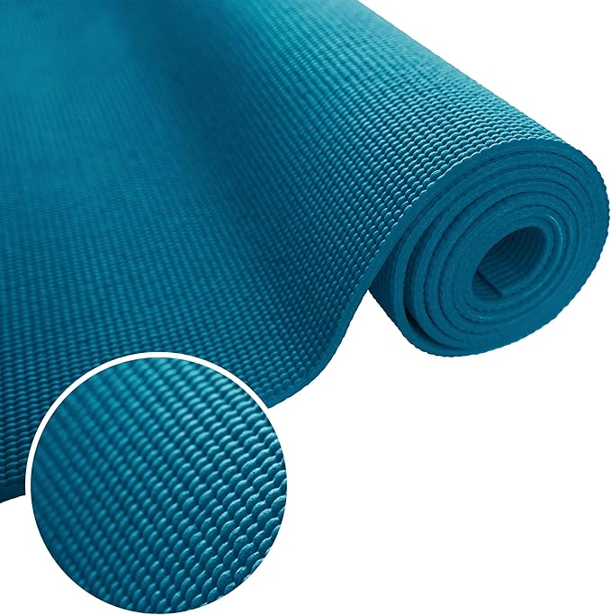 Hello Fit 10-Pack Yoga Mat, 68" x 24" Non Slip Exercise Mat, 4mm Thick Gym Mat for Fitness and Stretching, Bulk Non Toxic Yoga Mats for Schools and Studios-FlexoryFit