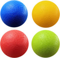 AppleRound 4-Pack Sports Balls with Pump for Toddlers & Kids – Choose: [4x5 Soccer] or [4x5 Basketball] or [4x5 Playground Ball] or [4x6.5 Football]