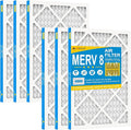 14x20x1 Air Filter,MERV 8,Furnace Air Filter for HVAC,Dust Defense-6packs by MIFLUS