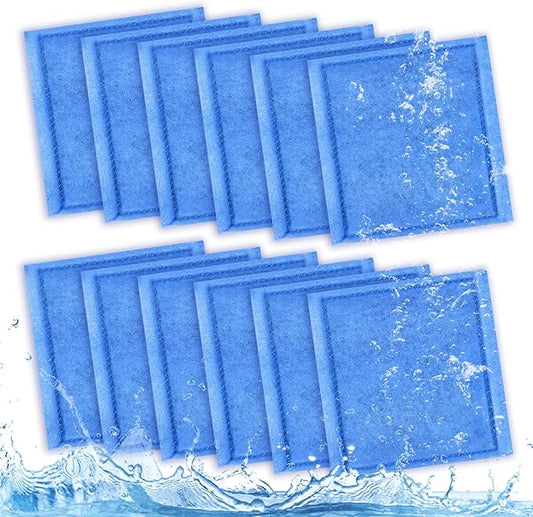 Aquarium Filter Cartridge 12 Pack Rite-Size C & EZ-Change #3 Fish Tank Filter Cartridge Replacement Compatible with PRO Power Filters 275/375 /Power Filters 200/350