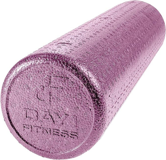 High-Density Round Foam Rollers - 4 Size and 8 Color Options - Massage Rollers for Stretching, Deep Tissue and Myofascial Release-FlexoryFit