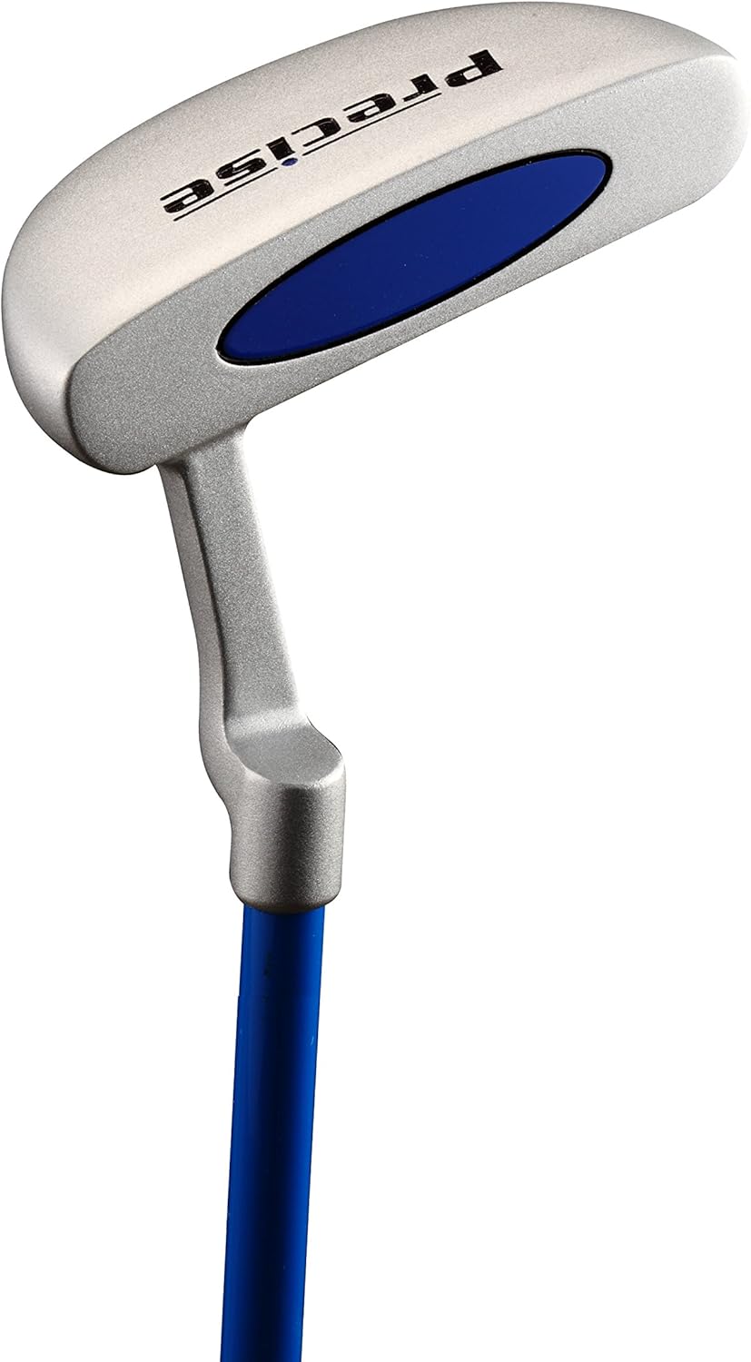 Precise X7 Kids Golf Clubs Set for Ages 3-5, 6-8, 9-12 | Right/Left Hand Girls & Boys Golf Clubs with Lightweight Graphite Shafts, Hybrid & Stand Bag