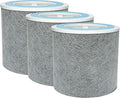 Nispira HC452 HP102 Replacement Filter For Shark NanoSeal Air Purifier HP102PET, HP100, HP105 HC450, HC451, HC455, UA455 3-in-1 True HEPA Activated Carbon Part HE1FKPET, 3 Packs