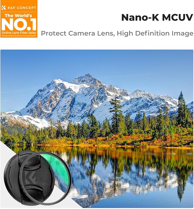 K&F CONCEPT 52mm MC UV Lens Protection Filter - Image 2