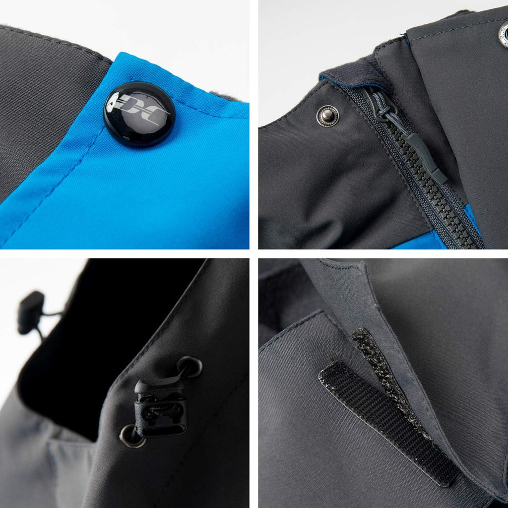 Diamond Candy Men's Hooded Waterproof Jacket Lightweight Rain Jacket Outdoor Casual Sportswear