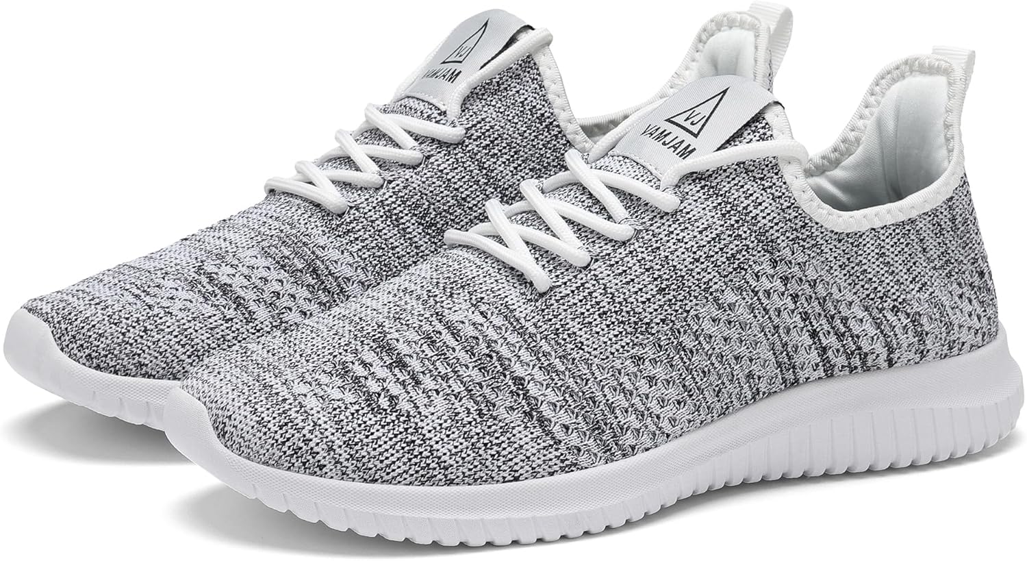 VAMJAM Men's Running Shoes Ultra Lightweight Breathable Walking Shoes Non Slip Athletic Fashion Sneakers Mesh Workout Casual Sports Shoes