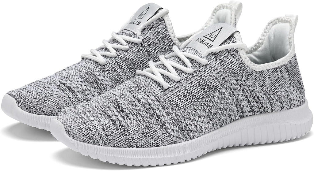 VAMJAM Men's Running Shoes Ultra Lightweight Breathable Walking Shoes Non Slip Athletic Fashion Sneakers Mesh Workout Casual Sports Shoes