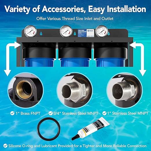 WF3-02 3-Stage Free-Standing Whole House Water Filtration System, and VOC’s - Image 5