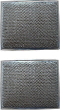Filter Everything Replacement Aluminum Range Hood Filter Compatible with Broan/Nutone 97006931, 99010121, Whirlpool 4341977 – 10.5” x 8.75” x 1/8” – 2 Pack
