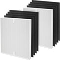 Colorfullife AP-1512HH True HEPA Replacement Filter H13 Compatible with Coway Airmega AP-1512HH Air Purifier and Airmega 200M Air Purifier, Item NO #3304899 (2 HEPA + 8 Carbon Filters)