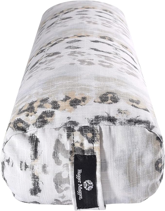 Hugger Mugger Junior Yoga Bolster - Narrower Profile, Very Firm, Great for Smaller Yogis, Heart-Opening poses or Under the Knees, Handmade in USA-FlexoryFit