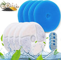 Cat Water Fountain Filters - 4PCS Activated Professional Removable Circle Reusable Fountain Carbon Filter Drink Fountain Filter