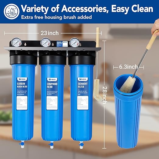 WF3-01 3-Stage Whole House Water Filtration System, and VOC’s - Image 7