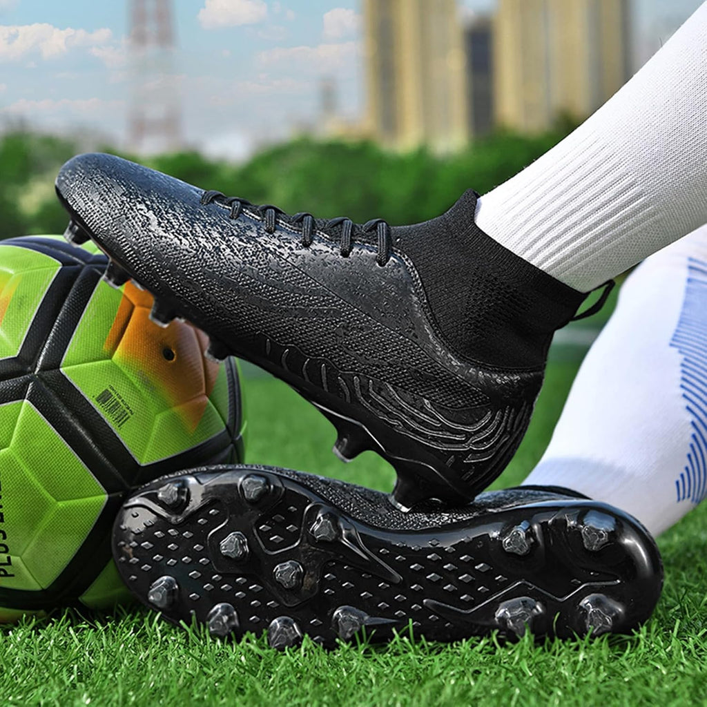 Mens Soccer Cleats Womens Indoor Soccer Shoes Wide Baseball Turf Shoes Adult Youth Rugby Shoes Big Boys Small Spikes AG TF Football Boots