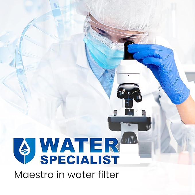 Waterspecialist WS613B Replacement for MWF®, SmartWater® MWFP, MWFA, GWF, HDX FMG-1, WFC1201, GSE25GSHECSS, PC75009, RWF1060, Kenmore® 9991 Refrigerator Water Filter, 3 Filters