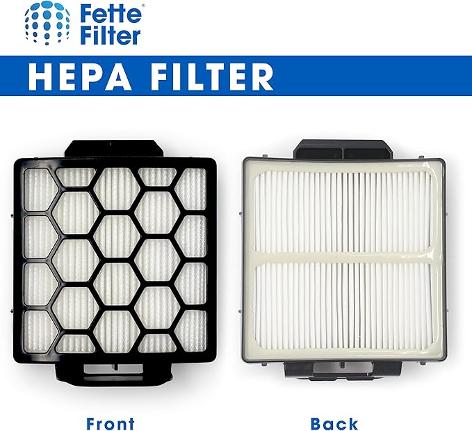 Fette Filter - Filters for Shark Navigator Zero-M Self-Cleaning Brushroll Pet Pro Upright Vacuum ZU60 ZU62 ZU62C ZU51 NV150 NV251 NV255, Replacement Parts Parts #1238FT60 &1239FT60