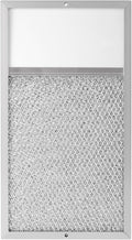 Range hood Filter with Light Lens Replacement for Broan R610027 SR610027 1568322 1568323 PM25WW PM25BL AL9245 Aluminum Mesh Grease Lens Range Hood Replacement Filter 7-5/8 x 14-1/8 x 3/8 Inch