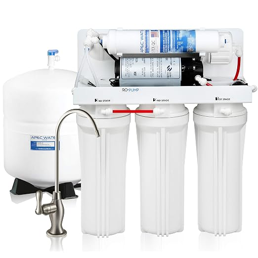 APEC Water Systems RO-PUMP-120V Top Tier Ultra Safe Reverse Osmosis Drinking by APECWaterSystems