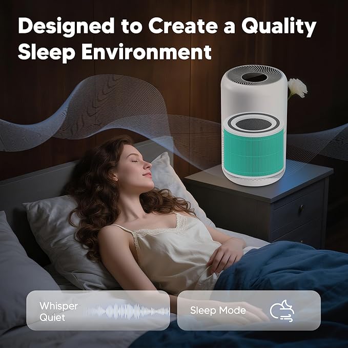 Core 300 Toxin Absorber Replacement Filter for LEVOIT Core 300 Core 300-P Core 300S Vortex Air Air Purifier, 3-in-1 H13 Grade True HEPA High-Efficiency Activated Carbon, Core 300-RF-TX, 2 Pack, Green