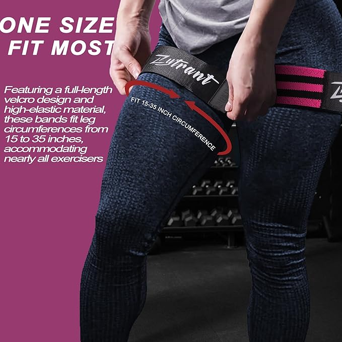BFR Occlusion Bands for Women Legs Glutes Hip Building, Comfortable Elastic Booty Bands for Blood Flow Training Workouts Fast to Lift Your Butt,Squat,Thigh,Fitness-FlexoryFit