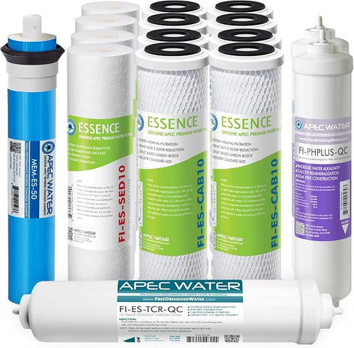APEC Water Systems FILTER-T2Y-ESPH High Capacity 2 Year Replacement Filter Set by APECWaterSystems