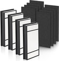 4*HEPA Filters+8*Carbon Filter, Compatible with Honeywell H Filter, True H13 HEPA Replacement Filters H Compatible with HRF-H1 HRF-H2, Fits Model HPA050, HPA150, HPA060, HPA160, HHT055, HHT155