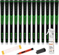 SAPLIZE Golf Grips Set of 13, Bundle with Tape or Full Regripping Kit, Jumbo / Mid / Standard / Undersize, Women / Men Anti-slip Rubber Golf Club Grips, CC01 Series