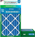 Filterbuy 14x25x4 Air Filter MERV 13 (MPR 1900) Health Defense Replacement (2-Pack), Electrostatic Pleated HVAC AC Furnace Filters, Made in USA (Actual Size: 13.88 x 24.88 x 3.63)