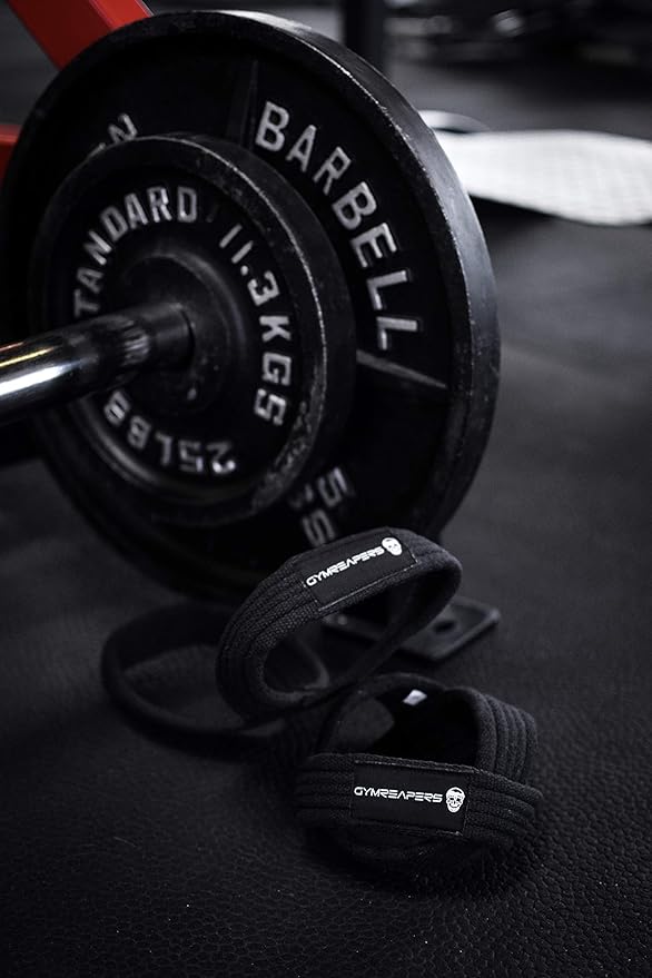 Gymreapers Figure 8 Lifting Straps For Deadlift, Powerlifting, Strongman, & Cross Training Strong Weightlifting Wrist Straps For Men, Women-FlexoryFit