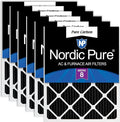 Nordic Pure 16x25x1 Pure Carbon Pleated Odor Reduction Furnace Air Filters 6 by NordicPure