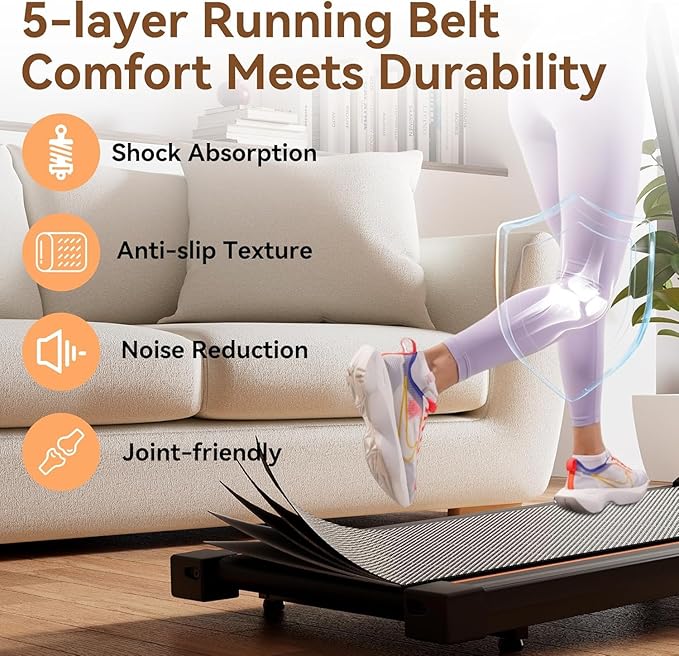 Treadmills for Home, 4-in-1 Foldable Treadmill with Incline, 300 LBS Capacity Running Treadmills for Home Small Spaces with Handles, 3.0 HP Folding Treadmill with Smart APP-FlexoryFit
