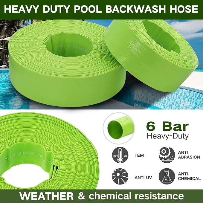 Eastrans 3'' x 50 FT Pool Backwash Hose - Image 4