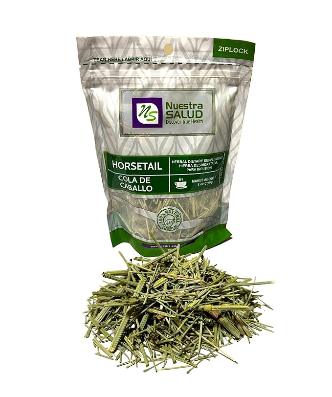 Horsetail Tea Cola de Caballo Hierba Herbal Tea Zip-Lock Bag (30g) 1.06oz- 100% Natural and Caffeine Free Detox-FlexoryFit
