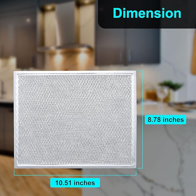 97006931 Range Hood Grease Filter 10.5 x 8.75 inch for Broan Nuton BP29 NY NV Series Aluminum Filter Replacement, 2 Pack