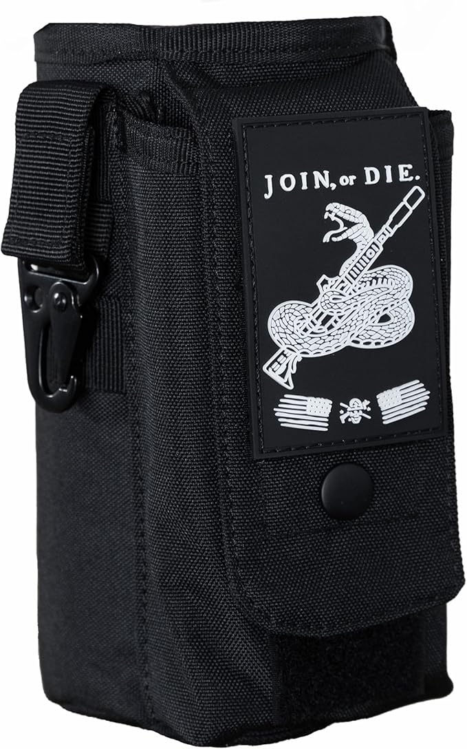 Iron InfideI Battle Bottle Sleeve - 64 oz and 32 oz Water Bottle Sleeve Only for Half Gallon 1L Steel Water Bottle | Rugged Cover with Molle for Versatile Design with Storage for Phone, Wallet & Keys-FlexoryFit