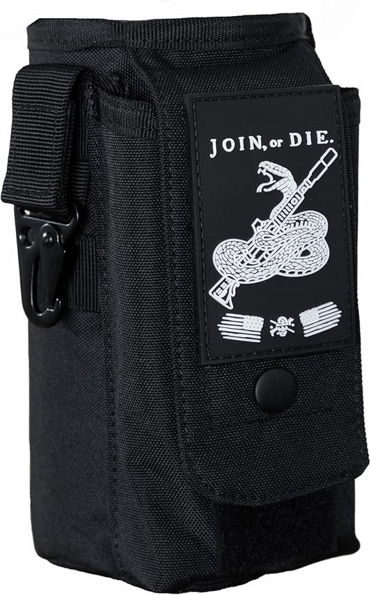 Iron InfideI Battle Bottle Sleeve - 64 oz and 32 oz Water Bottle Sleeve Only for Half Gallon 1L Steel Water Bottle | Rugged Cover with Molle for Versatile Design with Storage for Phone, Wallet & Keys-FlexoryFit