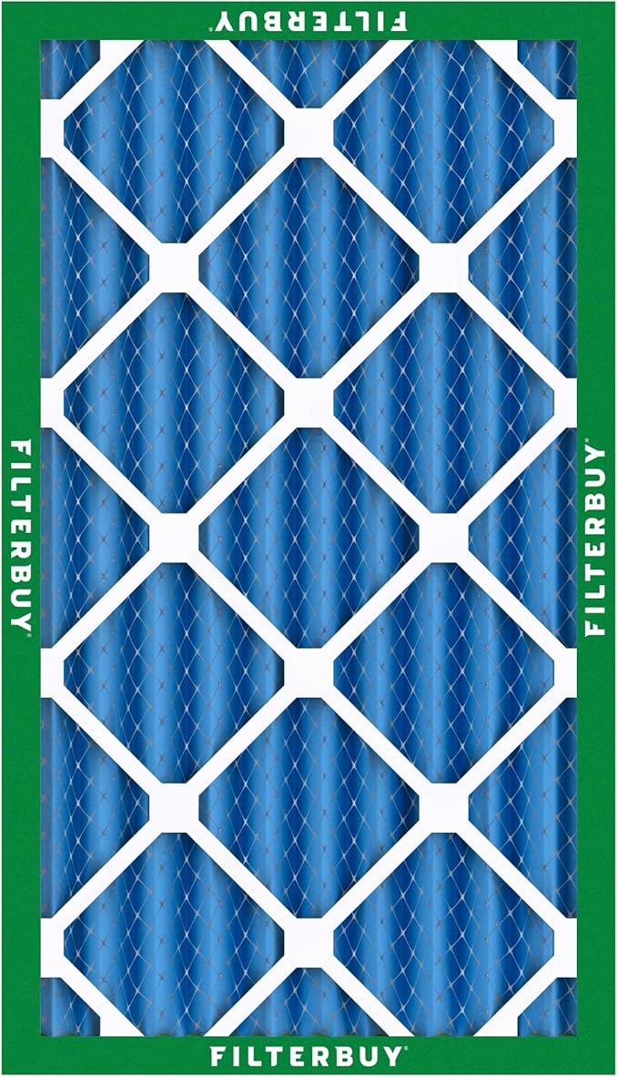 Filterbuy 14x25x4 Air Filter MERV 13 (MPR 1900) Health Defense Replacement (3-Pack), Electrostatic Pleated HVAC AC Furnace Filters, Made in USA (Actual Size: 13.88 x 24.88 x 3.63)
