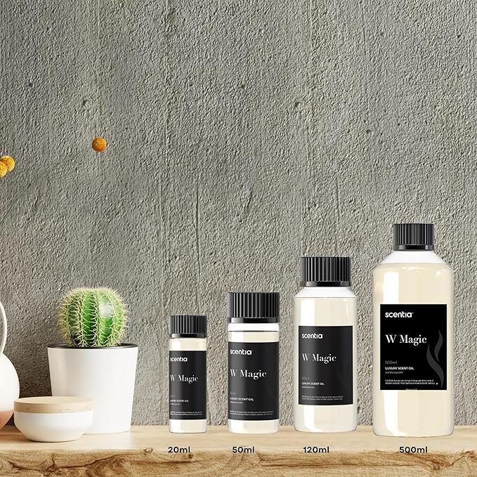 W Magic Hotel Diffuser Oil - 120 mL 4.06 fl oz - Aromatherapy Fragrance Inspired by 5-Star Hotels | Notes of Bergamot, Lemongrass, Jasmine
