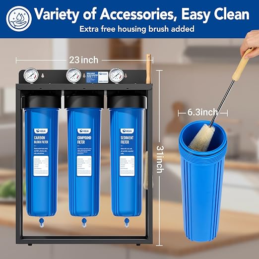 WF3-02 3-Stage Free-Standing Whole House Water Filtration System, and VOC’s - Image 8
