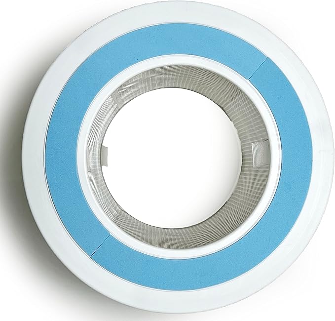 Nispira HC452 HP102 Replacement Filter For Shark NanoSeal Air Purifier HP102PET, HP100, HP105 HC450, HC451, HC455, UA455 3-in-1 True HEPA Activated Carbon Part HE1FKPET, 4 Pack