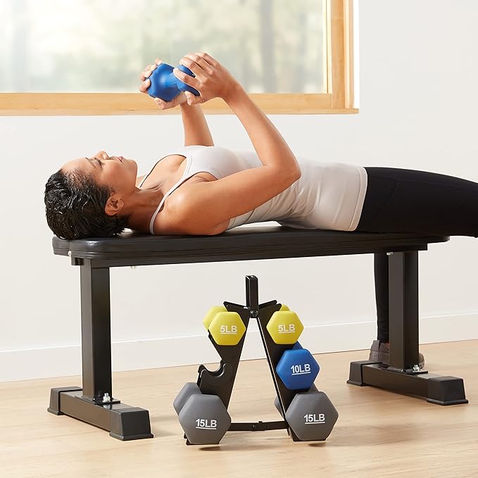 Amazon Basics Neoprene Dumbbell Hand Weights for Exercise and Muscle Toning-FlexoryFit