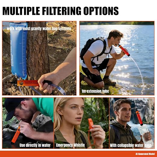 5-Pack Personal Water Filter Straw - Image 7