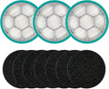 Hepa Filter Sponge Replacement Accessories for Neakasa/Neabot P1 Pro Pet Grooming Kit & Vacuum(3 Hepa Filters+7 Sponges)